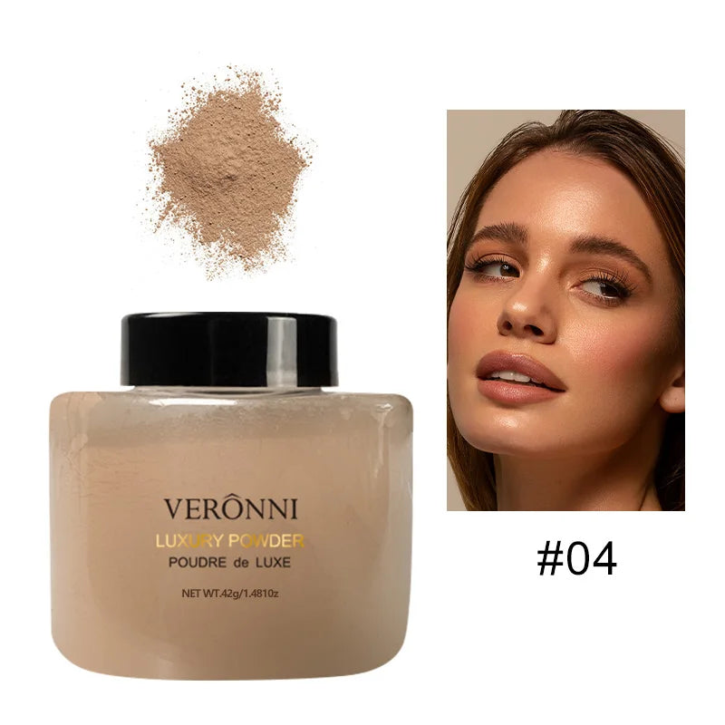 6 Colors Banana Luxury Powder for Women Face Foundation Banana Powder Bottles Loose Powder Authentic Oil-Control Beauty Make Up