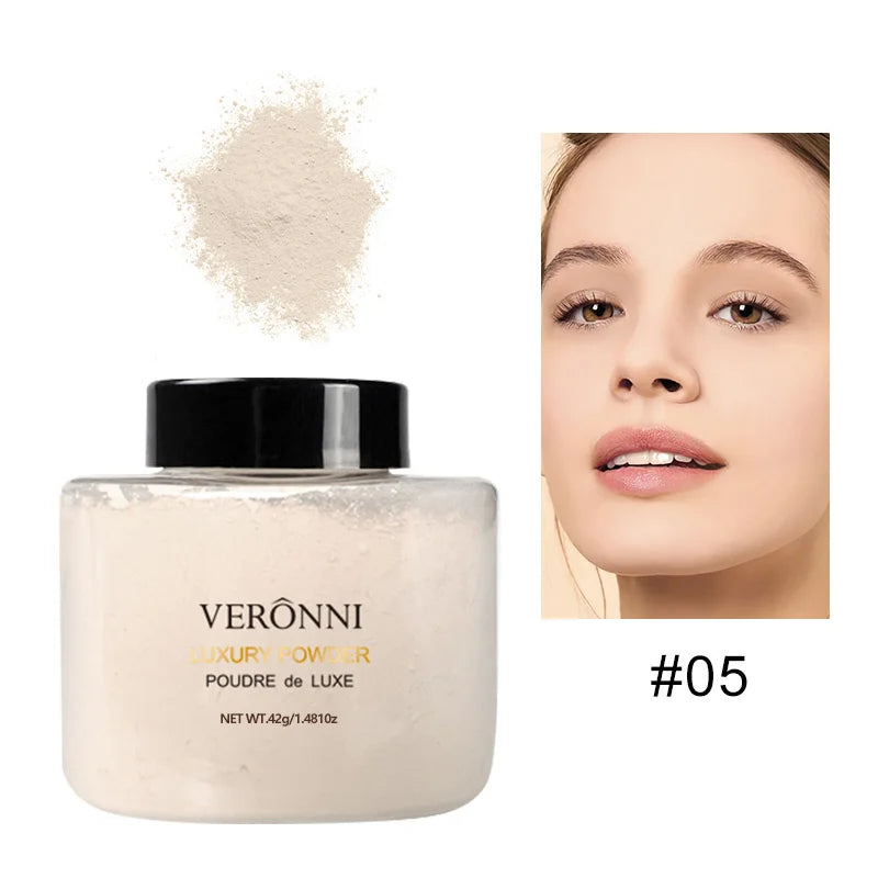 6 Colors Banana Luxury Powder for Women Face Foundation Banana Powder Bottles Loose Powder Authentic Oil-Control Beauty Make Up