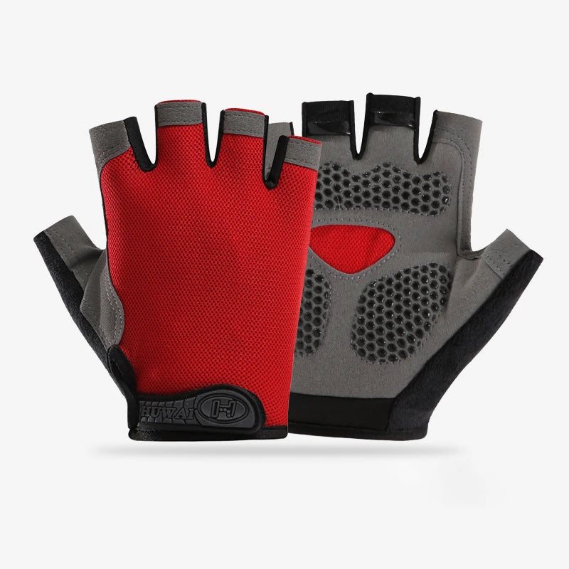 Gym Gloves Fitness Training Fingerless Men Women Bodybuilding Exercise Sports Gloves for Cycling Bicycle Anti Slip Breathable