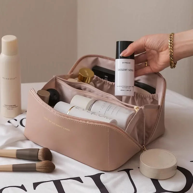 Makeup Organizer Female Toiletry Kit Bag Make Up Case Storage Pouch Luxury Lady Box, Cosmetic Bag, Organizer Bag For Travel Zip