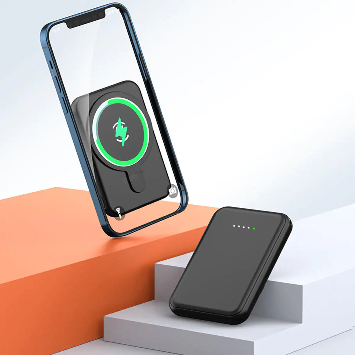 DRAFT Portable Wireless Go Charger And Power Bank for Apple iPhone