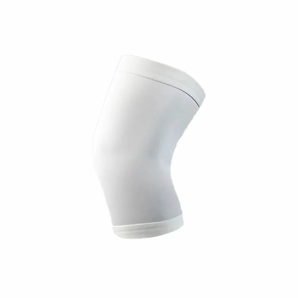 1Pcs Sports Knee Pads Silicone Anti-slip Knitted Compression Leg Guards Fitness Outdoor Running And Cycling Mountain Climbing