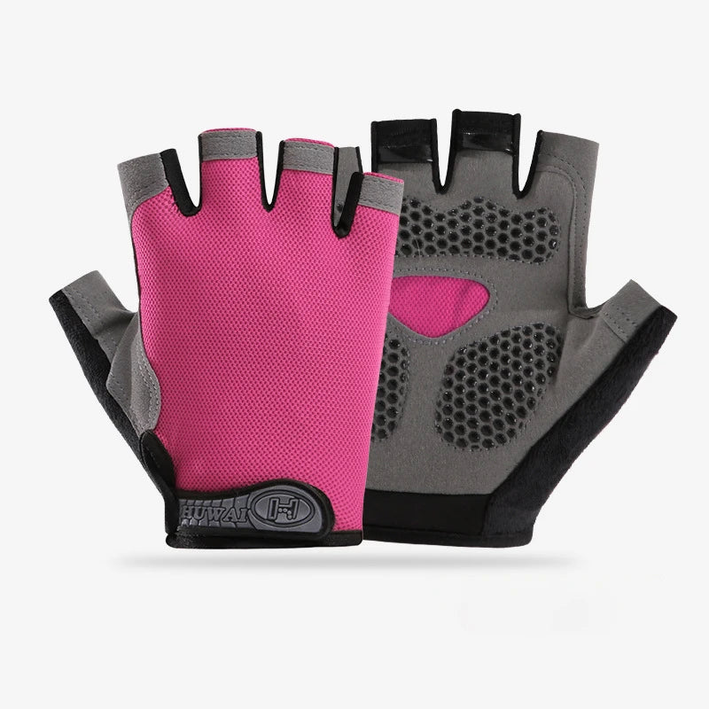 Gym Gloves Fitness Training Fingerless Men Women Bodybuilding Exercise Sports Gloves for Cycling Bicycle Anti Slip Breathable