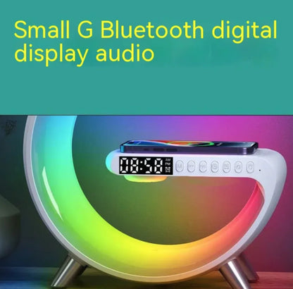 Bluetooth Speaker with Wireless Charging and Atmosphere Light