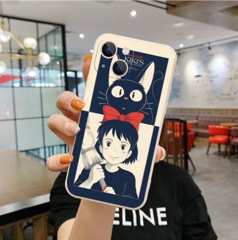 Kiki Kitty Cartoon Phone Case for Apple iPhone (One Set)