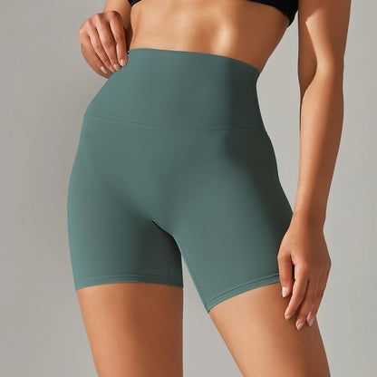 1PC Yoga Shorts Women Fitness Shorts Running Cycling Shorts Breathable Sports Leggings High Waist Summer Workout Gym Shorts