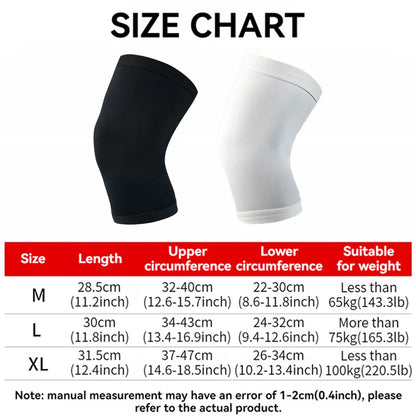 1Pcs Sports Knee Pads Silicone Anti-slip Knitted Compression Leg Guards Fitness Outdoor Running And Cycling Mountain Climbing