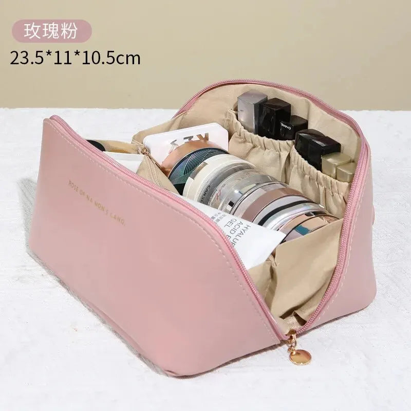 Makeup Organizer Female Toiletry Kit Bag Make Up Case Storage Pouch Luxury Lady Box, Cosmetic Bag, Organizer Bag For Travel Zip