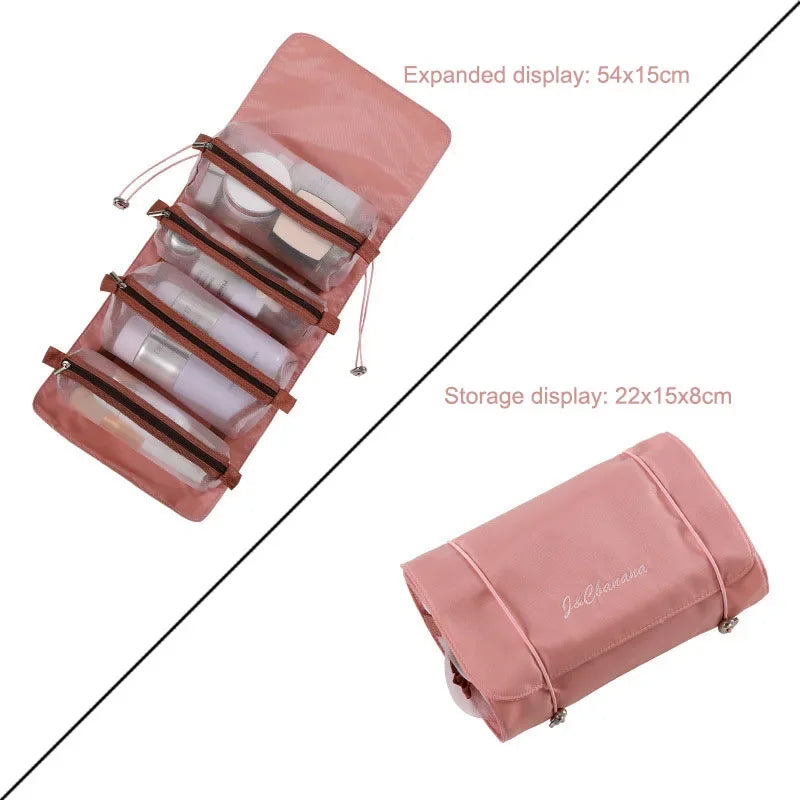 Makeup Organizer Female Toiletry Kit Bag Make Up Case Storage Pouch Luxury Lady Box, Cosmetic Bag, Organizer Bag For Travel Zip